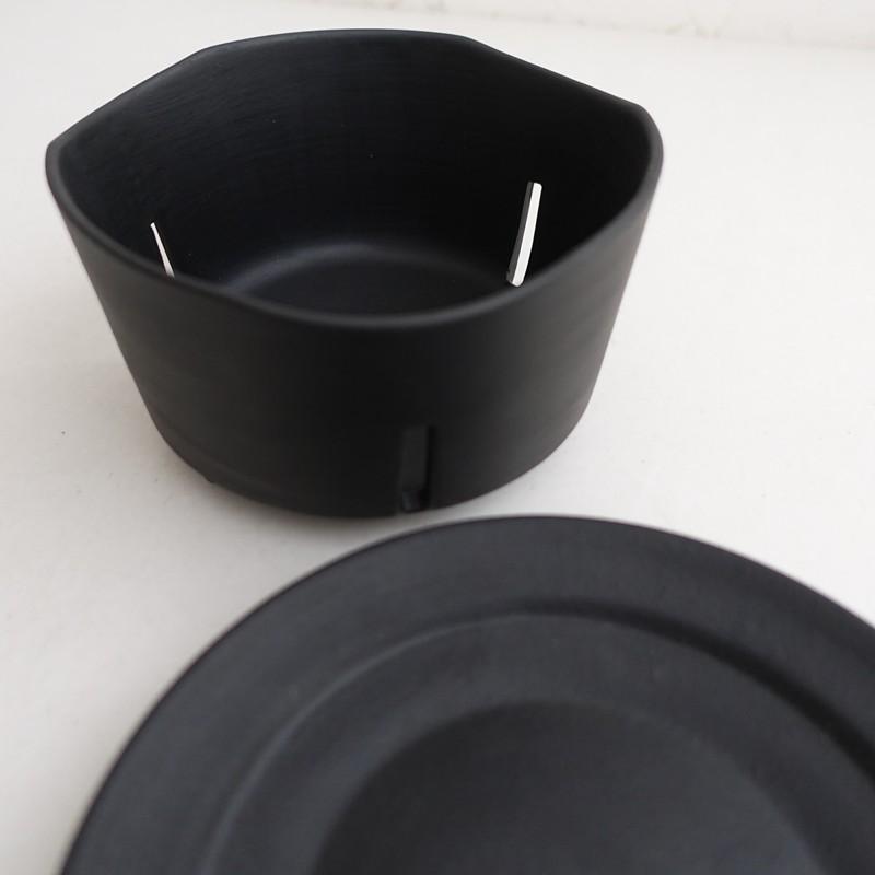 定価1.7万】マボロシ MABOROSHI *香炉*ブラック磁器波佐見焼インテリア