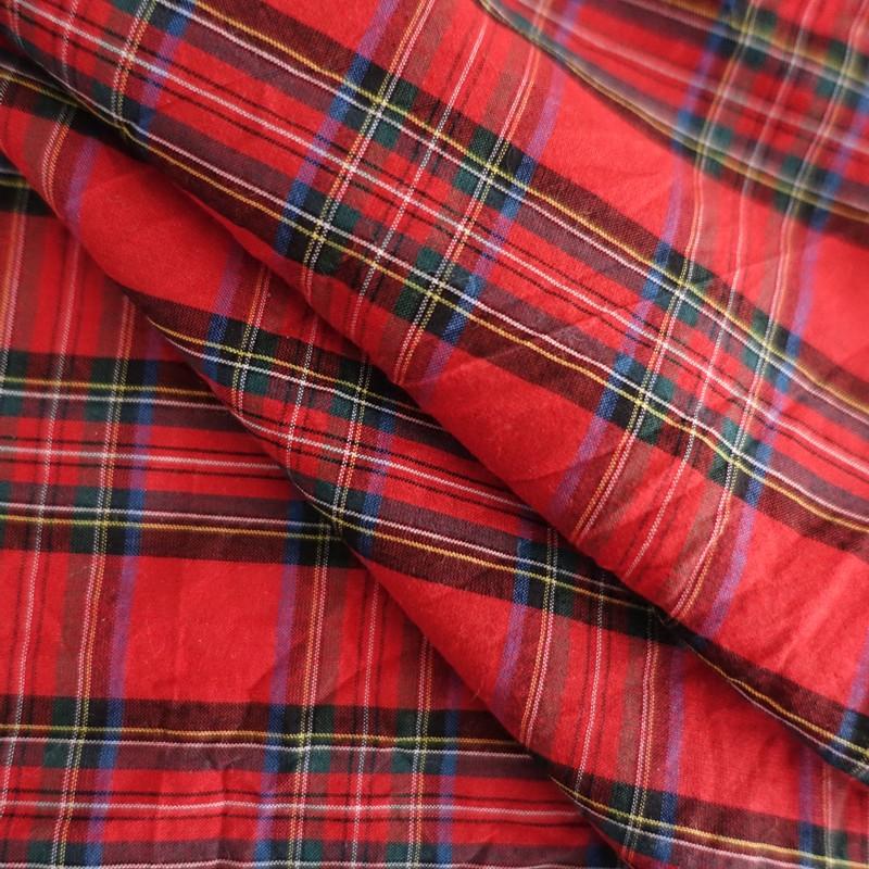 オールドマンズテーラー R&D.M.Co- *COTTON SILK TARTAN CHECK BANDANA