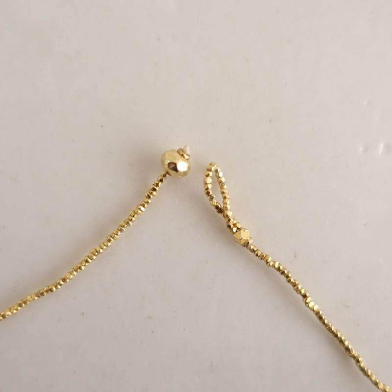semeno セメノ 21s-n-03 ネックレス セメノ semeno *ネックレス*ゴールドビーズアクセサリー(ac30-2602-213