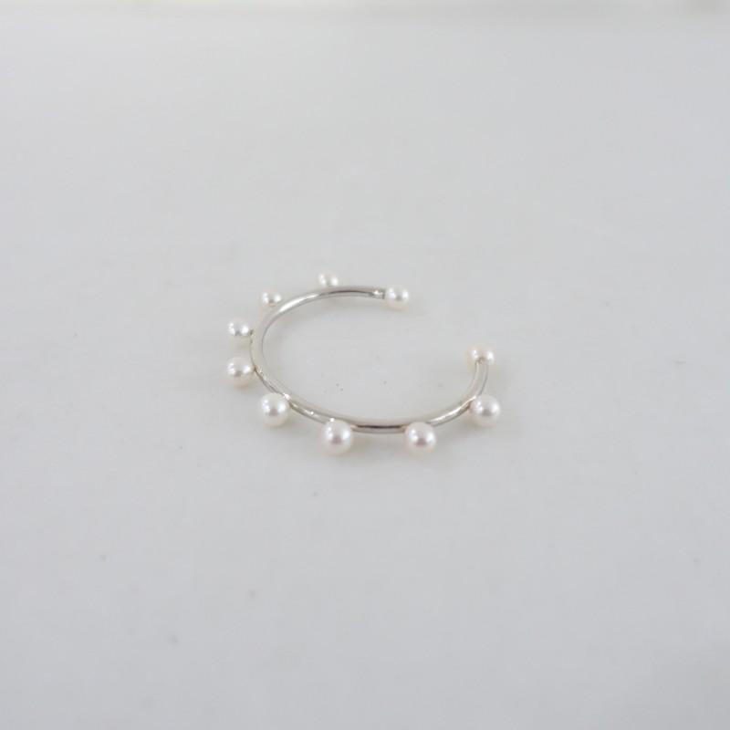 美品/定価8.5万】ビジュードエム Bijou de M *ドットパールバングル