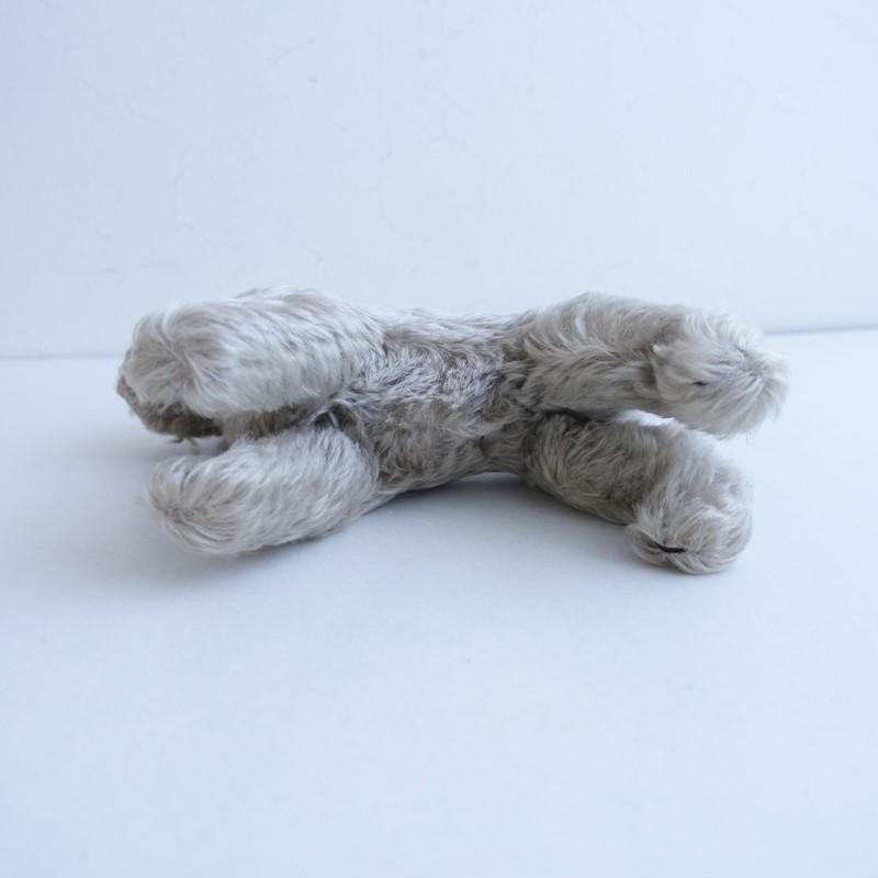 Steiff（シュタイフ） *シュナウザーぬいぐるみ*グレーベージュ置物