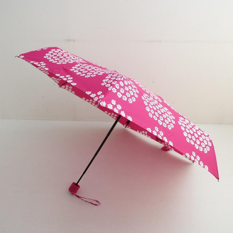 新品未使用　マリメッコ　プケッティ　折たたみ傘　ピンク 取扱い終了】マリメッコ/PUKETTI/プケッティ/折りたたみ傘