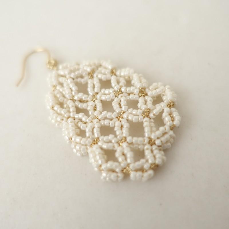 未使用】fua accessory フウアアクセサリー *Garden ピアス*木村久美子