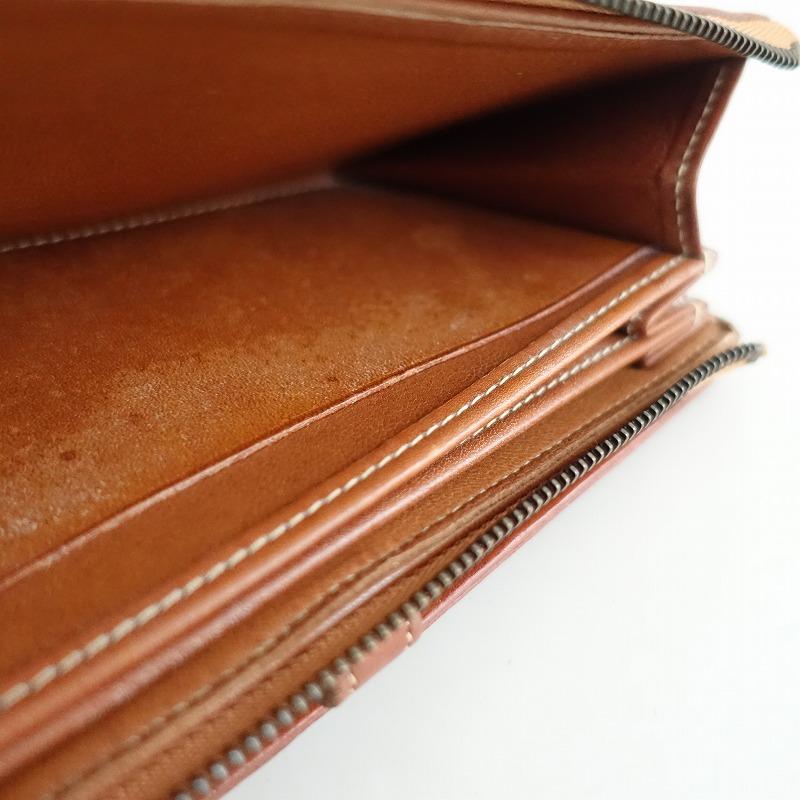 ゲンテン genten *カットワークL字ファスナー式長財布*ロング