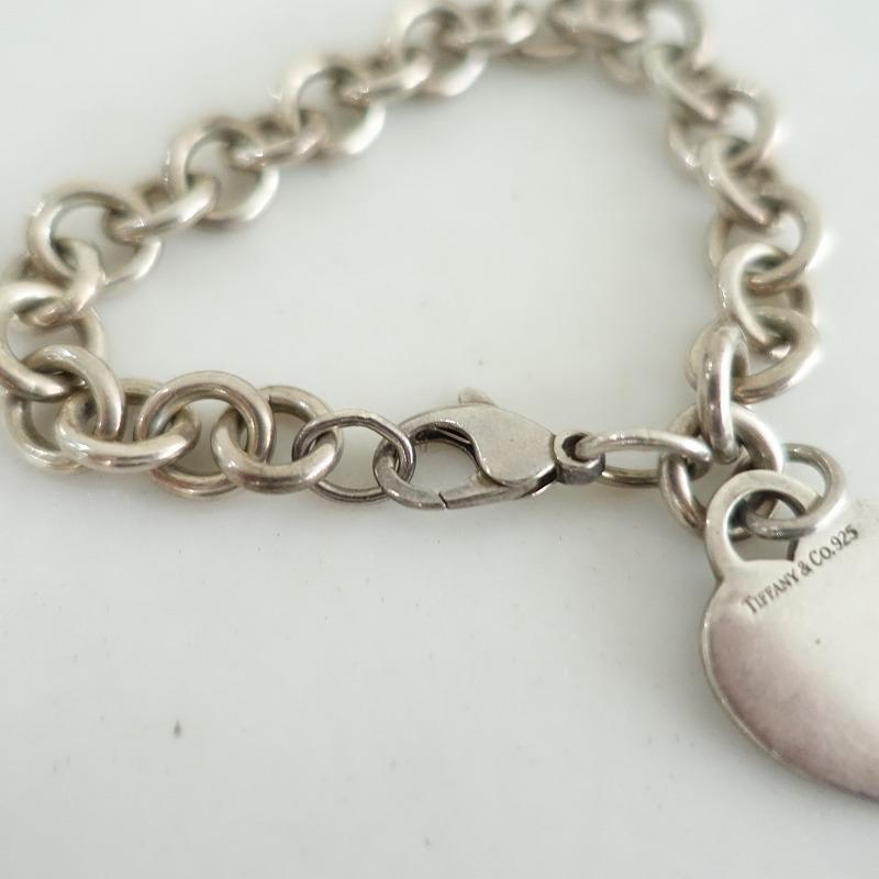 ティファニー ブレスレット ハートタグ シルバー925 チャンキーチェーン TIFFANY＆Co. ティファニー *ブレスレット ハートタグ チャン