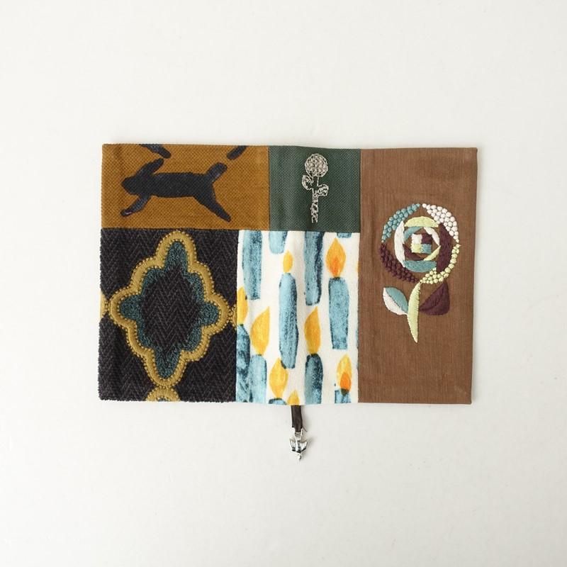 mina perhonen（ミナペルホネン） *piece ブックカバー*パッチワーク