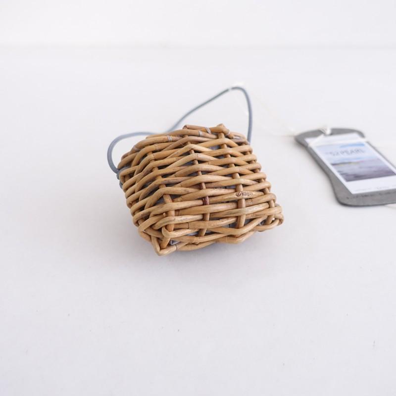 美品/定価2.4万】エバゴス ebagos *サブバック・カゴケースM グレー*鞄