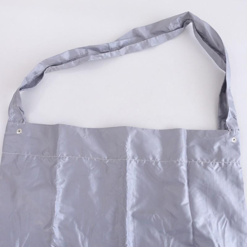 ebagos エバゴス エコバッグ カゴケース M グレー・シルバー 美品/定価2.4万】エバゴス ebagos *サブバック・カゴケースM グレー*鞄