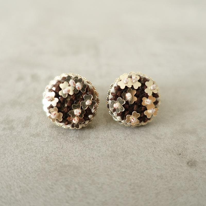 タマス 【定価万2.7万】タマス tamas *Bacchus (Type B) イヤリング*花 