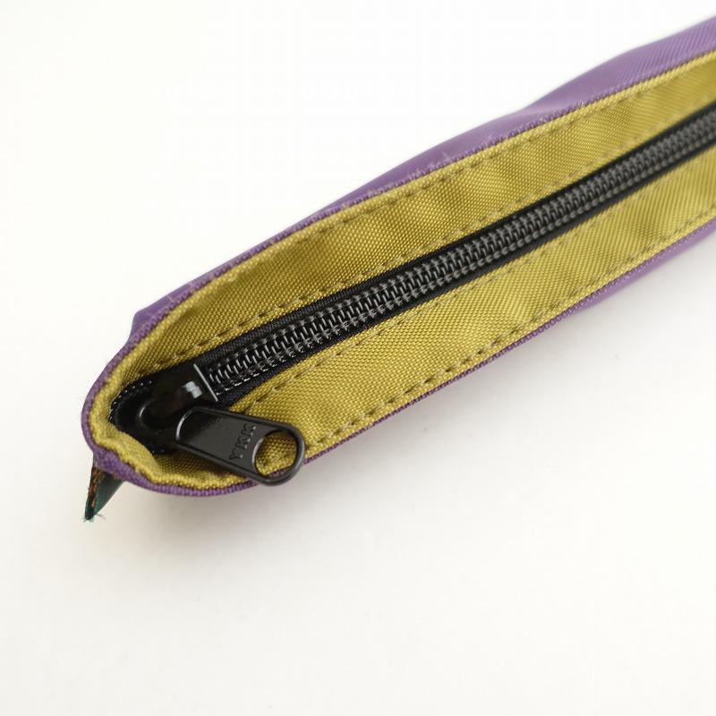 Herve Chapelier（エルベシャプリエ） *ペンケース*小物入れ紫パープル