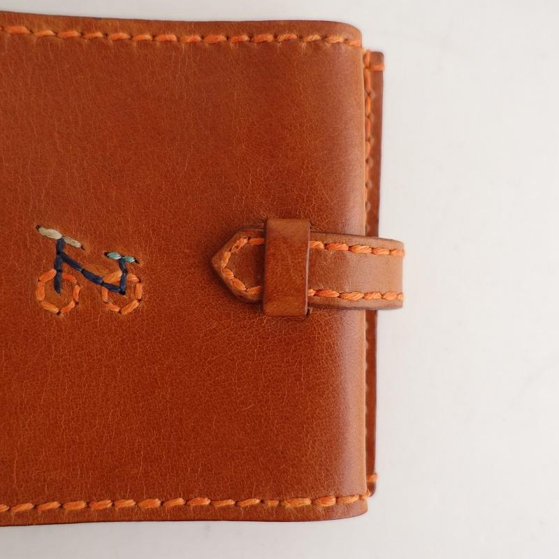 美品 HENRY CUIR アンリークイール 二つ折り財布 美品 HENRY CUIR アンリークイール 二つ折り財布