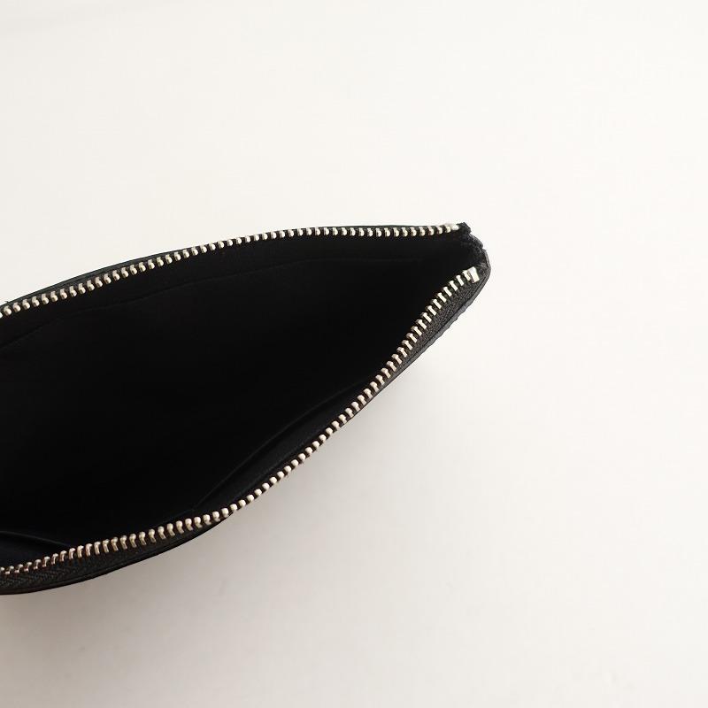 未使用】メゾンエスボンド Maison Sbond *クロコ型押し レザーポーチ
