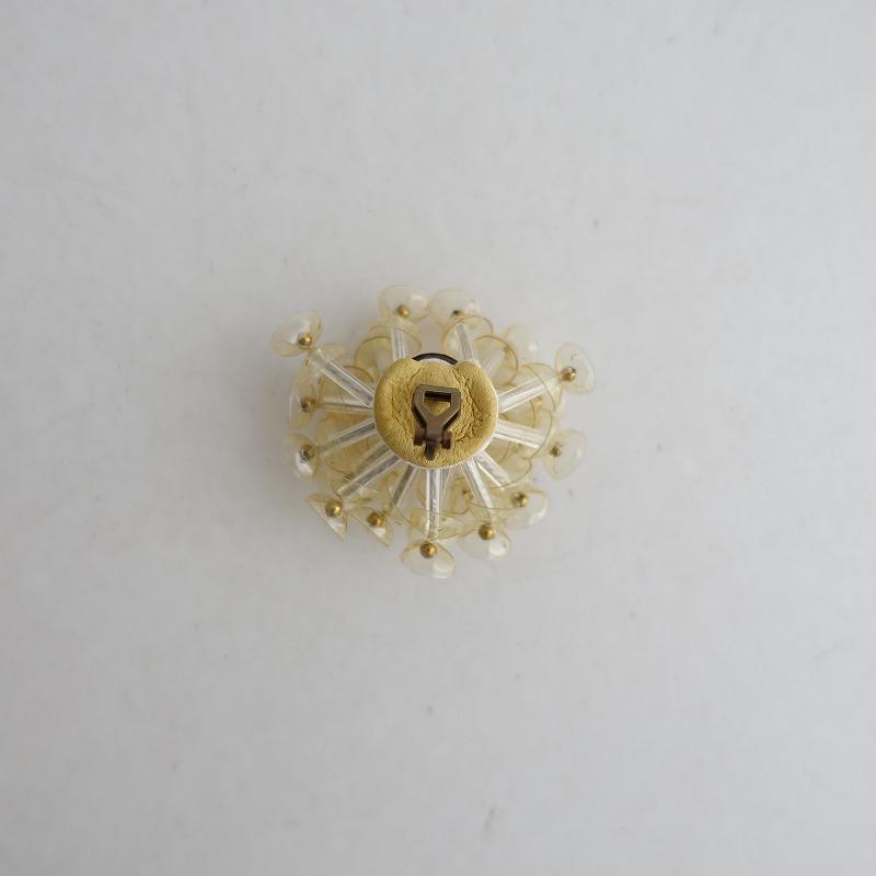 美品/定価1.7万】タマス tamas *綿毛 片耳イヤリング*ピアス 