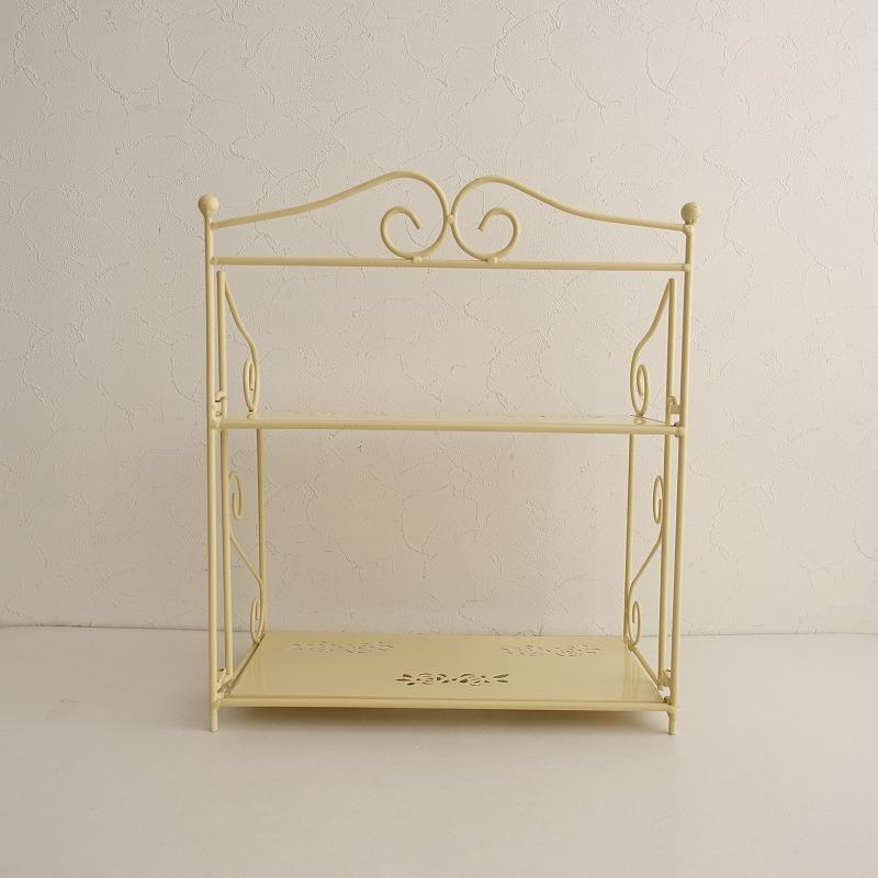 イマン imane *ローズ アイアンスパイスラック*アイボリーバラ薔薇