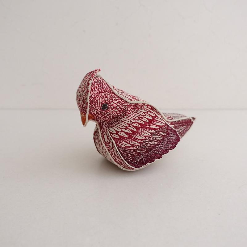 美品】定価1.8万/コーラル&タスク Coral&Tusk *バードオブジェ レッド