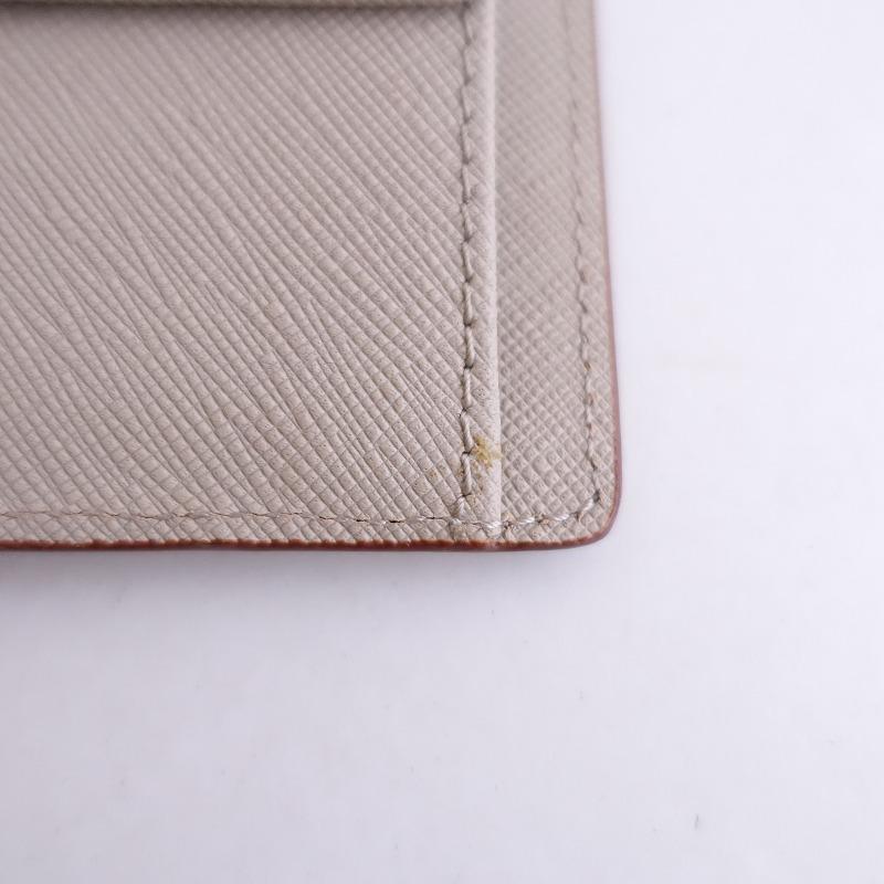 アニエスベー agnes b. *二つ折り財布*財布ベージュアニエスb.レザー