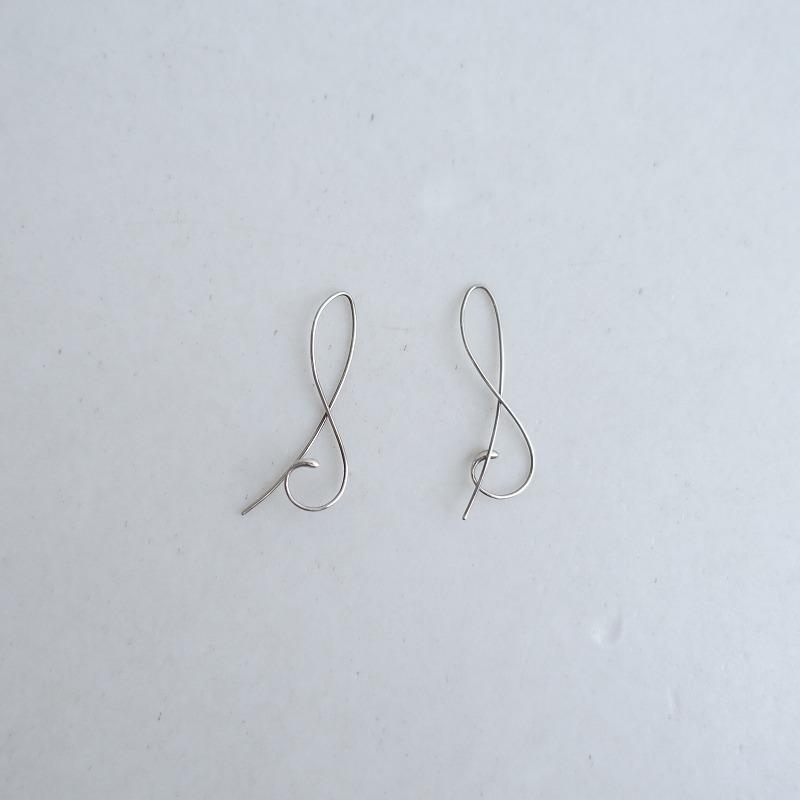 ピアスフック / ヨーガンレール　18金ホワイトゴールド ピアスフック / ヨーガンレール 18金ホワイトゴールド ピアス特集