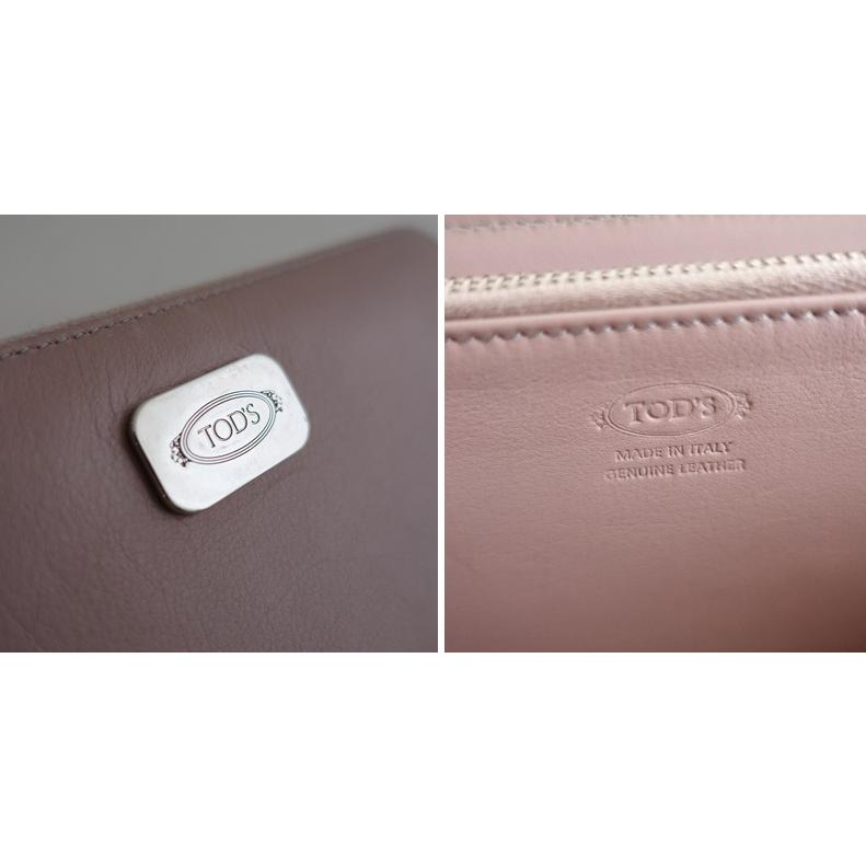 TOD'S トッズ TOD'S *ラウンドファスナー レザー ウォレット 長