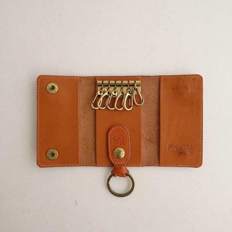 定価1.6万】イルビゾンテ IL BISONTE *スターエンボスドレザー キー