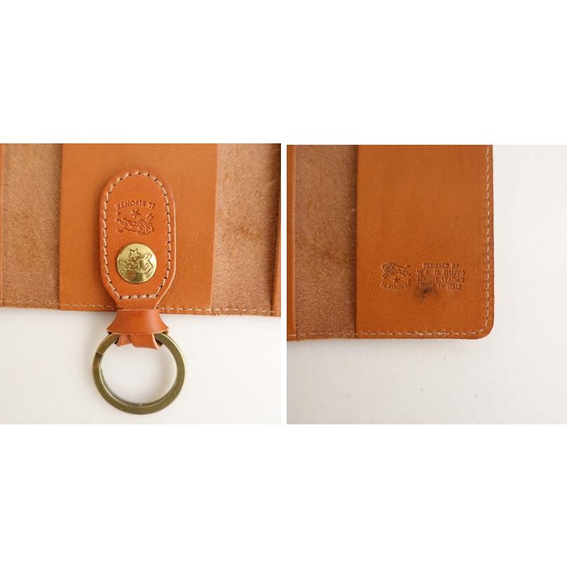 定価1.6万】イルビゾンテ IL BISONTE *スターエンボスドレザー キー