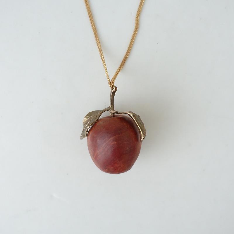 レナード ビジュー RENARD BIJOUX *ネックレス リンゴ*レッド