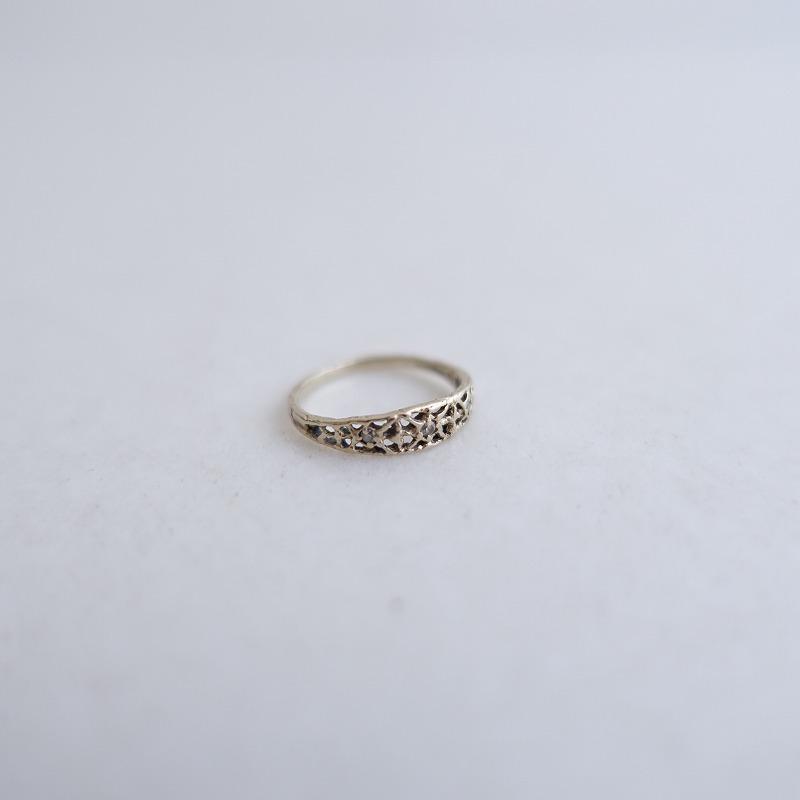 定価6.8万】noguchi BIJOUX ノグチ *ピンキーリング 3号*ゴールド指輪 