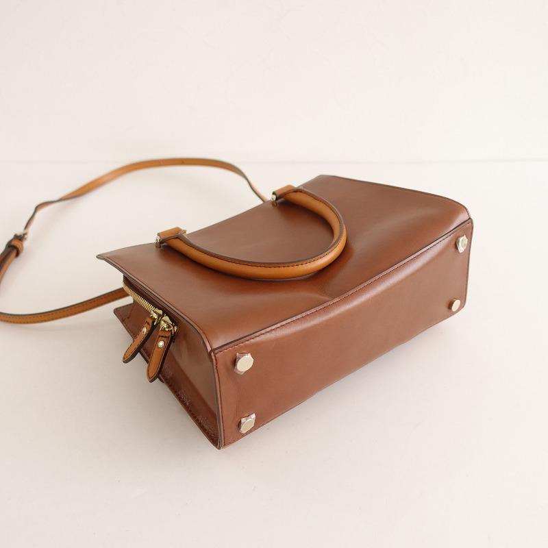 ポールスチュアート Paul Stuart *レザー2wayバッグ*かばん手提げ