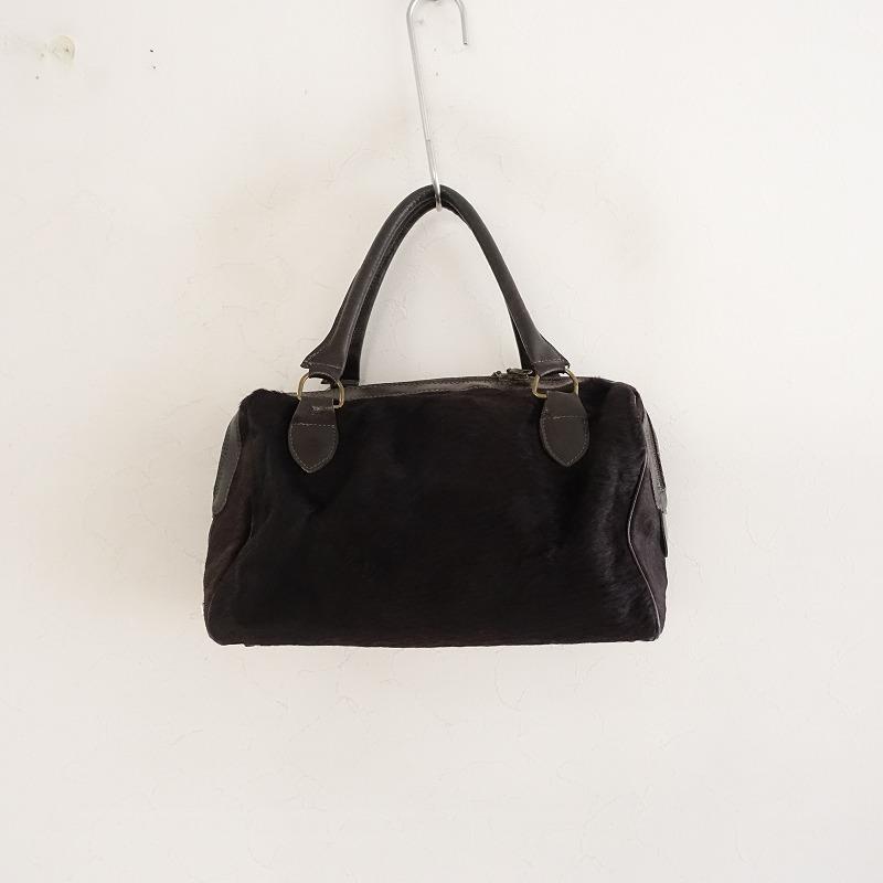 エレナジラルディ Elena Girardi *ハラコボストンバッグ*かばん手提げ