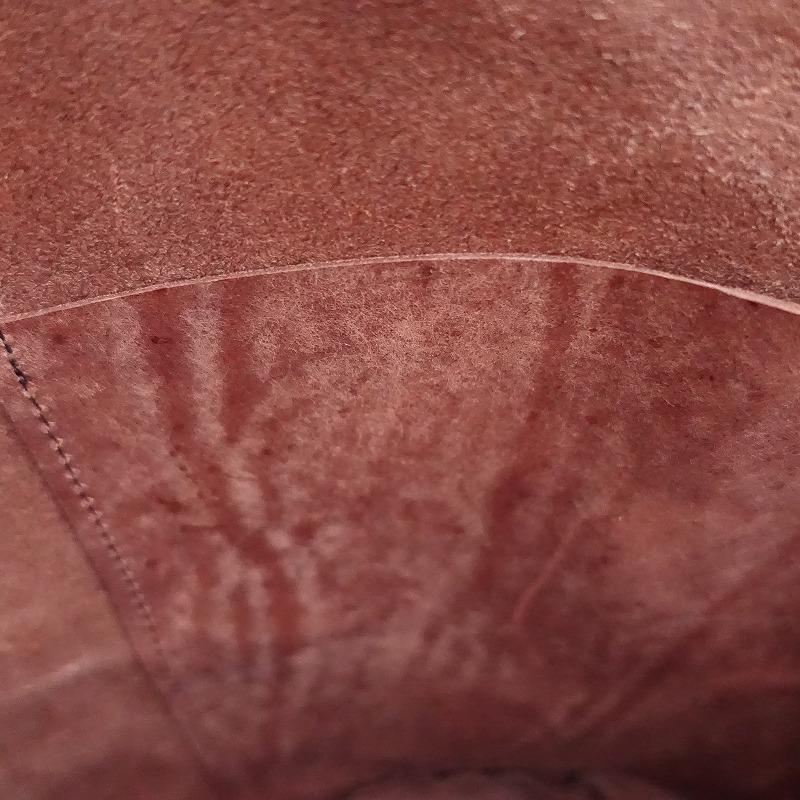 コキア COKIA *バケツトートバッグ*かばんレザー皮革ブラウン丸底林