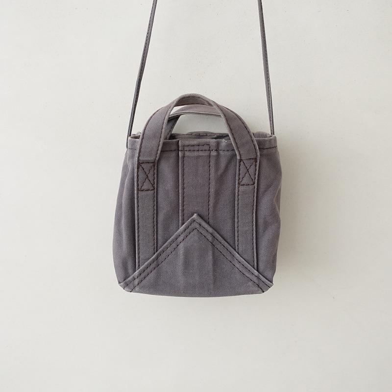 エバゴス ebagos*KAGOBUKURO キャンバス×紅籐かご袋 ショルダー*かばん