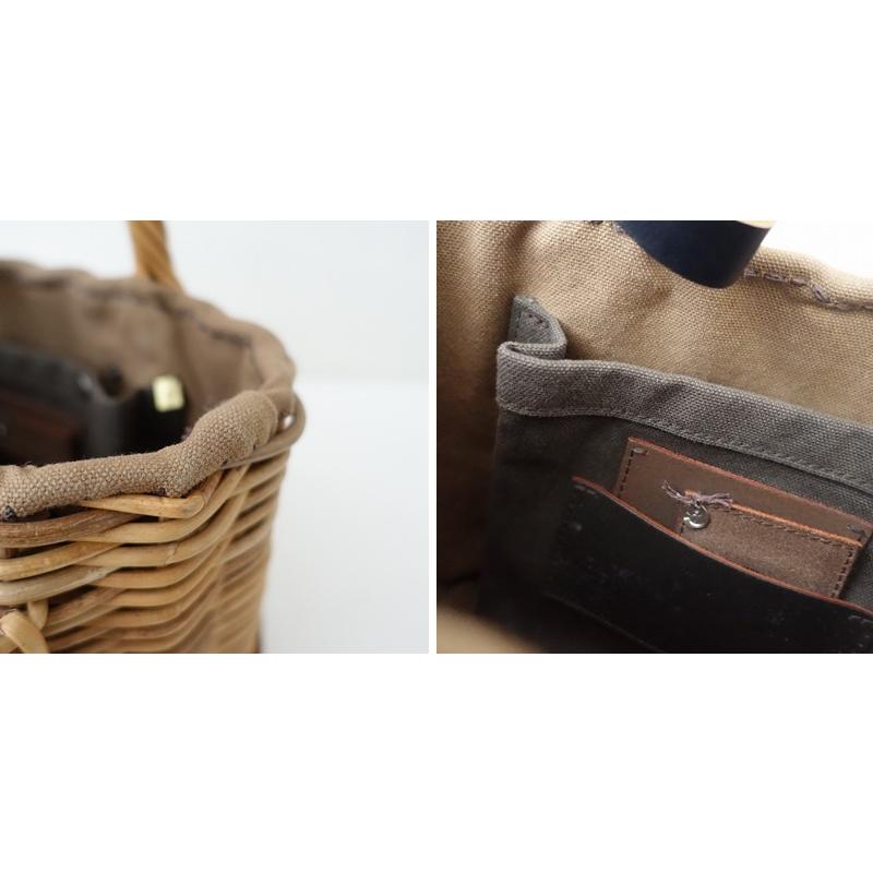 【希少】ebagos エバゴス　カゴバッグ　ミラー付き 美品 eb・a・gosエバゴス かごバッグ スカーフ ミラー 付き レザー