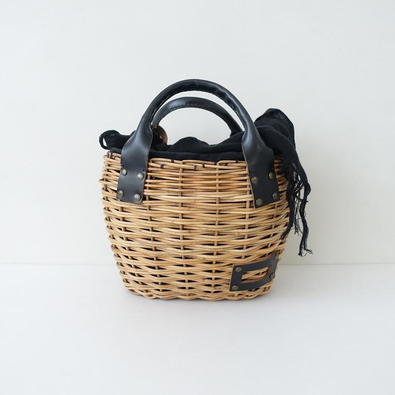 エバゴス かごバッグ タグ付きebagos ebagos 【25AW 予約】2025年8月～2026年1月末頃入荷予定横長かご