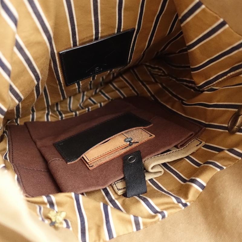 定価4.2万】エバゴス ebagos*OH DEER.OH NORTH.前ポケットキャンバス