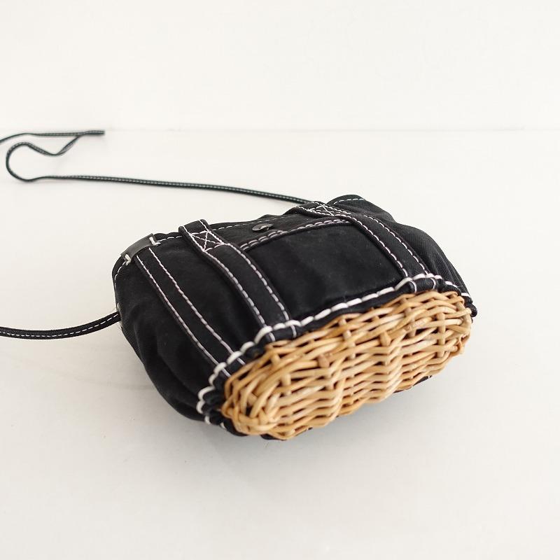 エバゴス ebagos *キャンバス カゴ底ミニトート*かばん2way手提げ