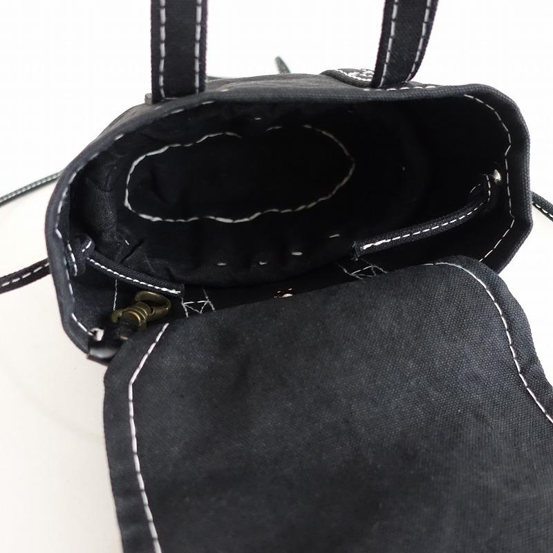 エバゴス ebagos *キャンバス カゴ底ミニトート*かばん2way手提げ