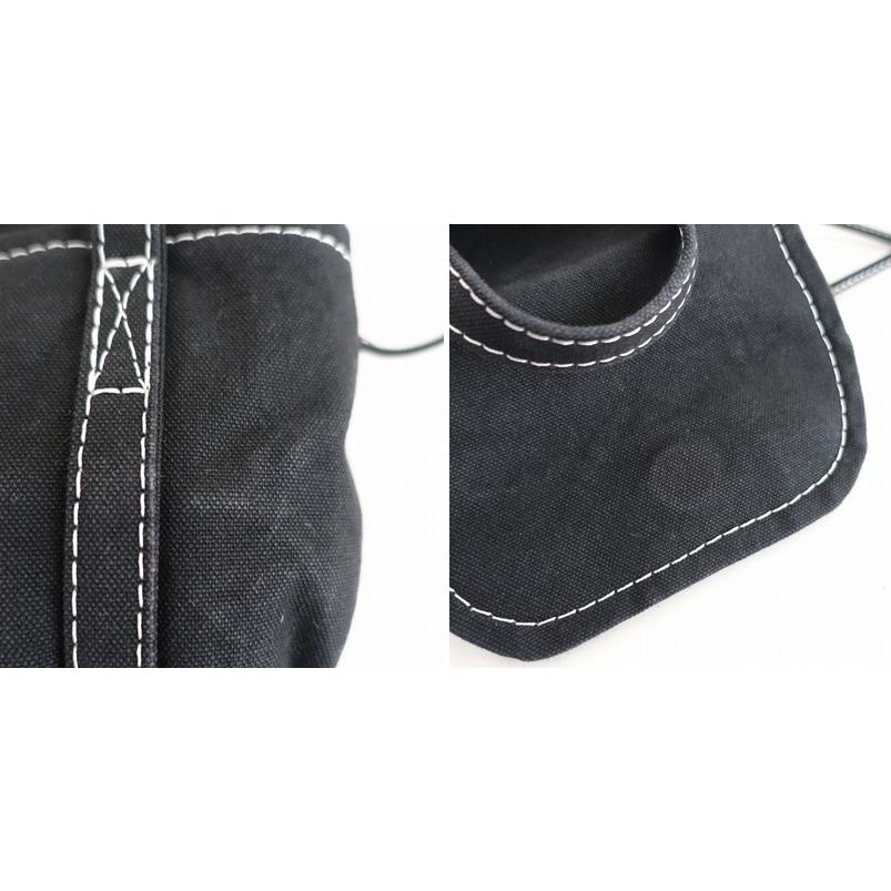 エバゴス ebagos *キャンバス カゴ底ミニトート*かばん2way手提げ