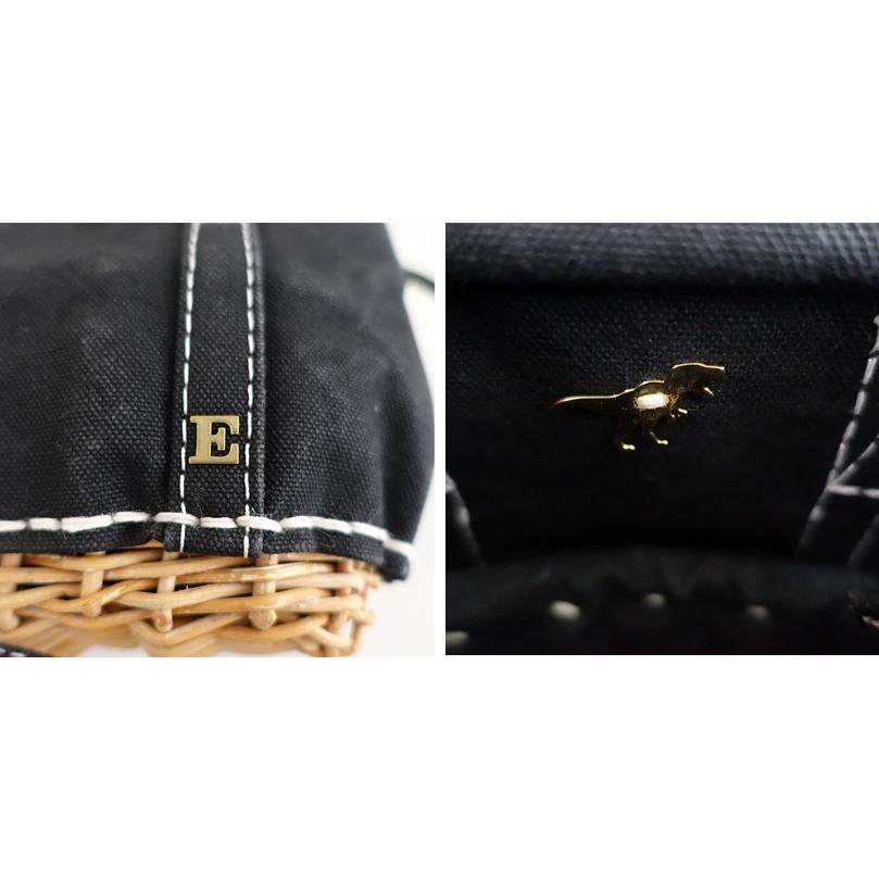 エバゴス ebagos *キャンバス カゴ底ミニトート*かばん2way手提げ