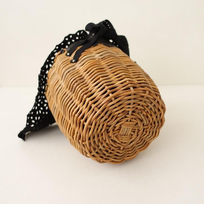 美品/定価7.4万】エバゴス ebagos *Amu Amu バスケットバケツ*かばん