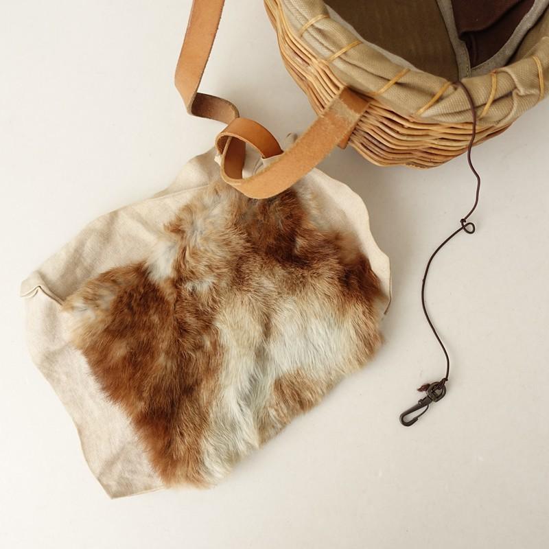 エバゴス ebagos *かごバッグ*かばん手提げ紅籐×レザー1225(ba10-2512