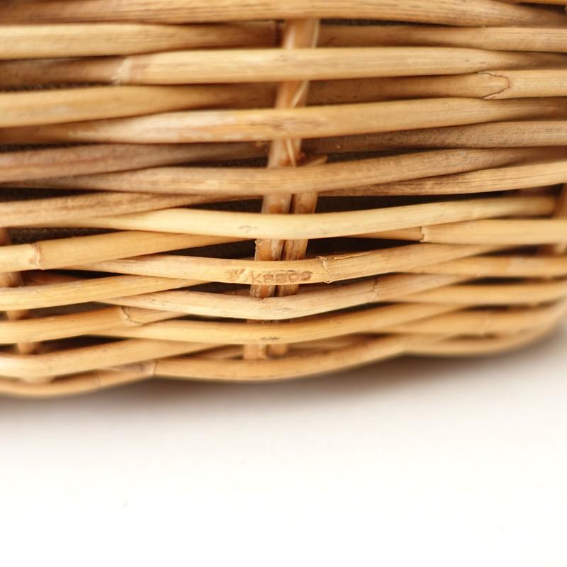 エバゴス ebagos *かごバッグ*かばん手提げ紅籐×レザー1225(ba10-2512