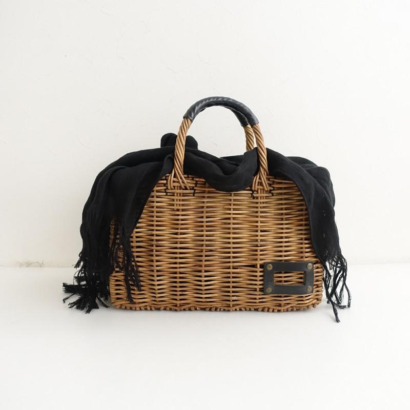 美品/定価9.2万】エバゴス ebagos *横長カゴバッグ*かばんトート手提げ 