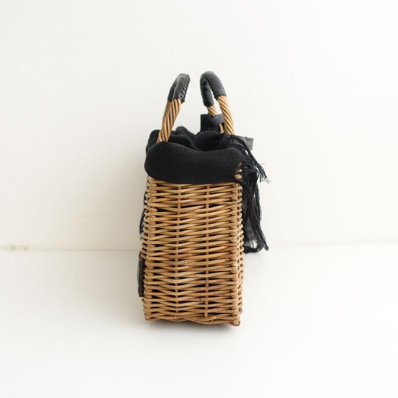 美品/定価9.2万】エバゴス ebagos *横長カゴバッグ*かばんトート手提げ 