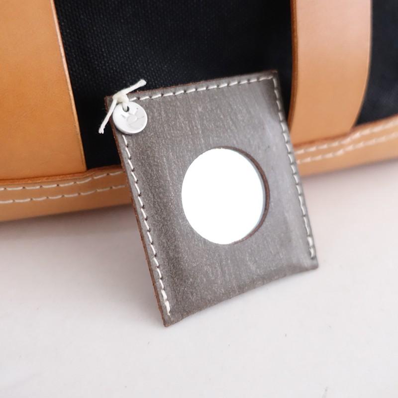 エバゴス ebagos *防水キャンバス×レザー2wayトートバッグ*かばん手提げ肩掛け黒×キャメル0426(ba10-2604-63)【90E62】の画像