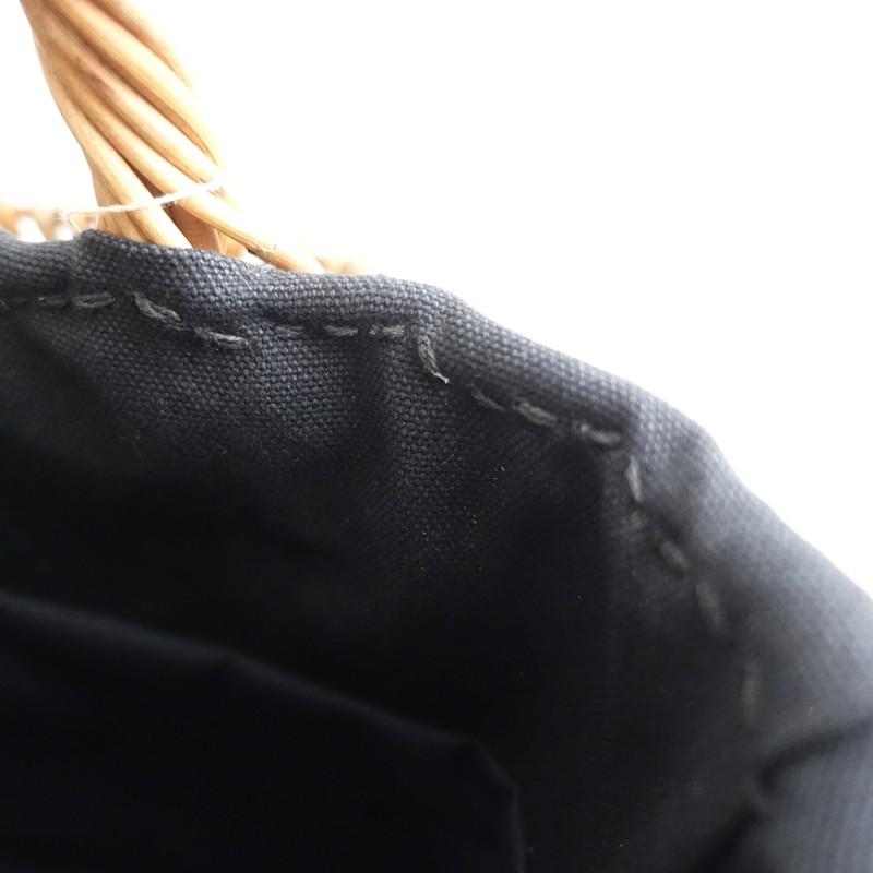エバゴス ebagos *紅籐×レザーカゴバッグ*かばんトート手提げバスケットナチュラル×黒0426(ba10-2604-88)【31E62】の画像