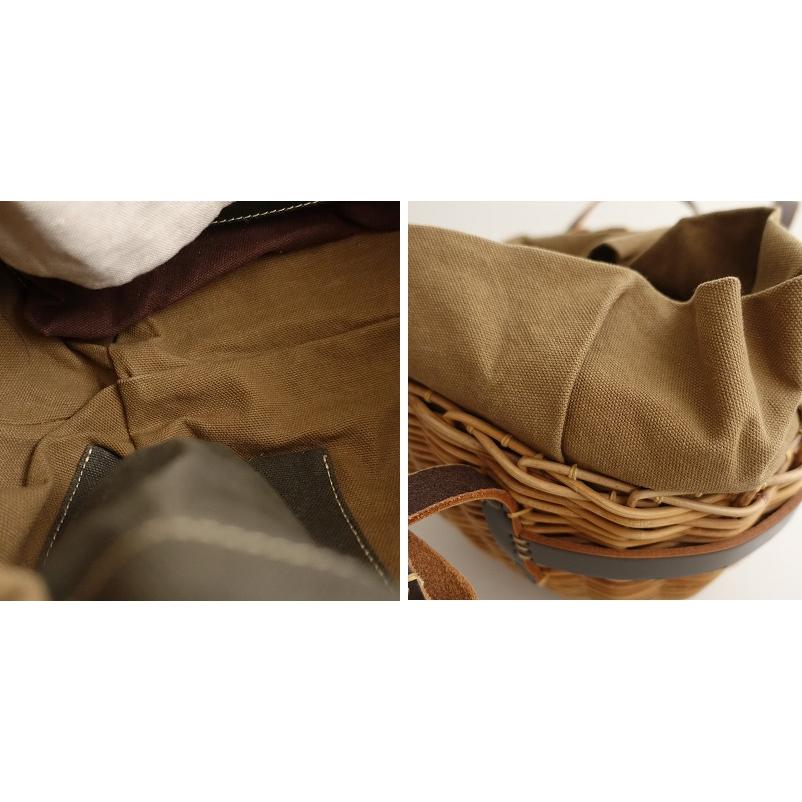 定価6.4万】エバゴス ebagos *ブライドルレザー×紅籐かごバッグ*かばん