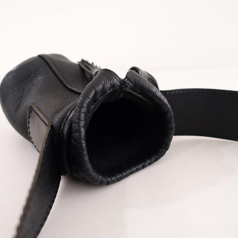 定価4.9万】LITTLE リトル *CAMERA Black*レザーショルダーバッグ