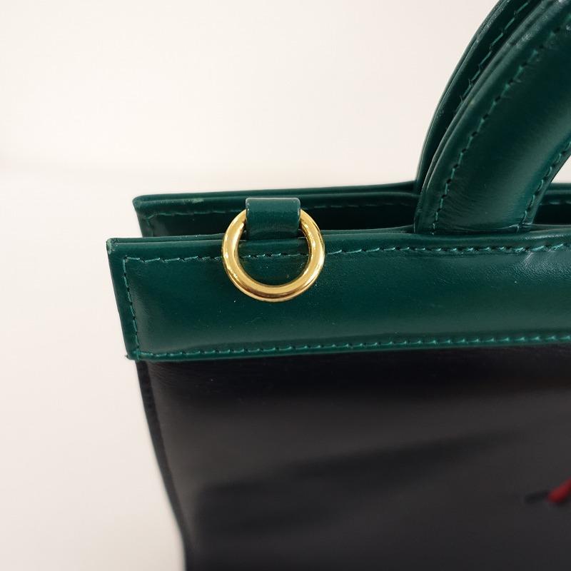 Kitamura キタムラ *レザー手提げバッグ*トートハンドbag