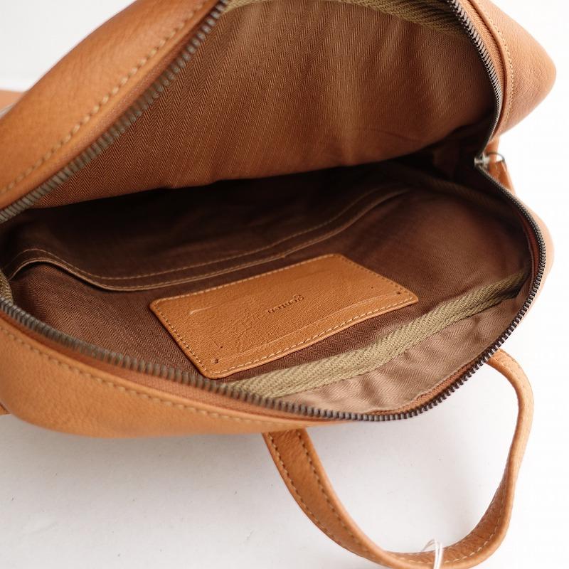 未使用/定価6.4万】ゲンテン genten *ノートバッグ リュック*キャメル  