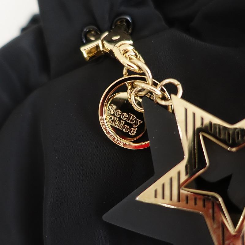 シーバイクロエ SEE BY CHLOE *ボストンバッグ*ブラックナイロン シーバイクロエ SEE BY CHLOE *ボストンバッグ*ブラックナイロン