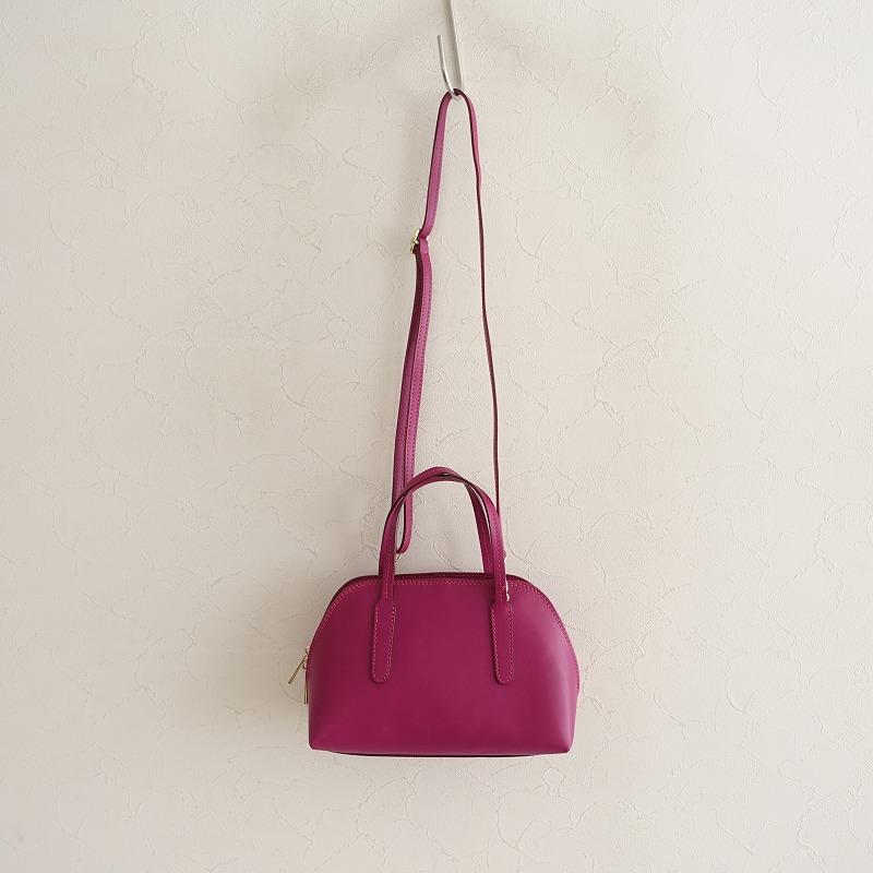 MILOS（ミロス） *ショルダーバッグ*レザーピンク肩掛けポシェット2way